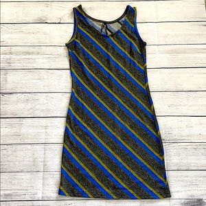 NWOT Sleeveless Striped Tank Dress